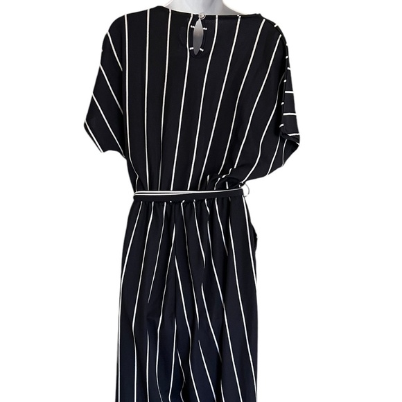 Mia Rose | Juniors Striped Jumpsuit | Navy White - NWT - Picture 5 of 7